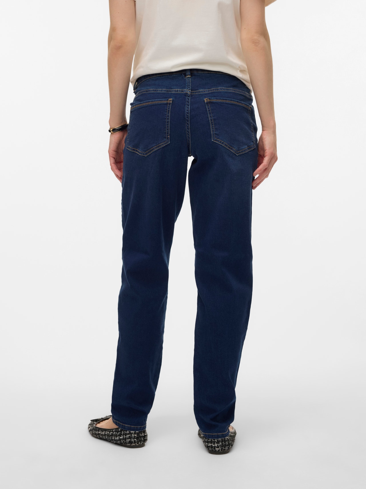 MAMA.LICIOUS Umstands-jeans  -Dark Blue Denim - 20019088