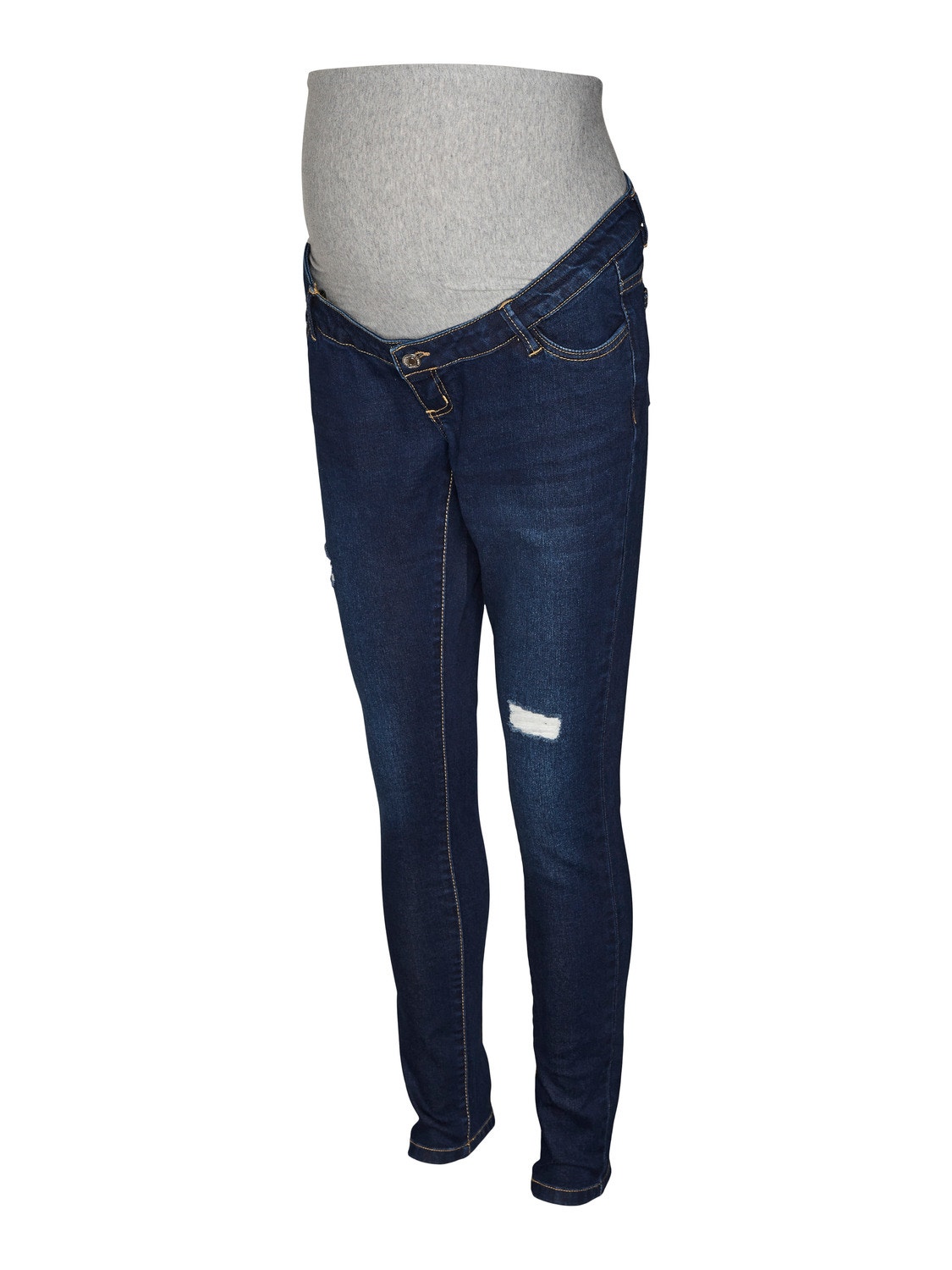 MAMA.LICIOUS Jeans Skinny Fit -Dark Blue Denim - 20019089