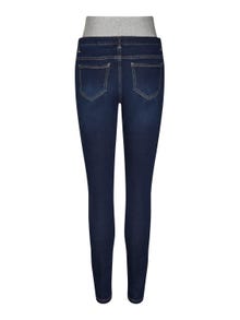 MAMA.LICIOUS Krój skinny Jeans -Dark Blue Denim - 20019089
