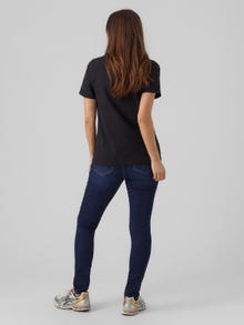 MAMA.LICIOUS Skinny Fit Jeans -Dark Blue Denim - 20019089