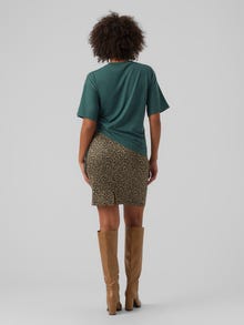 MAMA.LICIOUS High waist Short skirt -Timber Wolf - 20019104