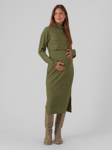 MAMA.LICIOUS MLSUNIVA Graviditetskjole -Winter Moss - 20019121