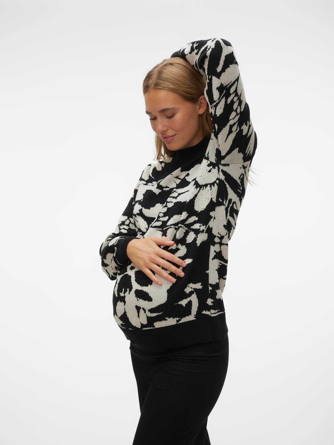 MAMA.LICIOUS PULL EN MAILLE -Whitecap Gray - 20019141