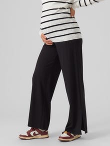 MAMA.LICIOUS Regular Fit High rise Trousers -Black - 20019163