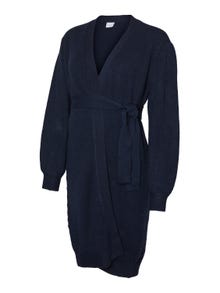 MAMA.LICIOUS Strikket vente-cardigan -Navy Blazer - 20019173