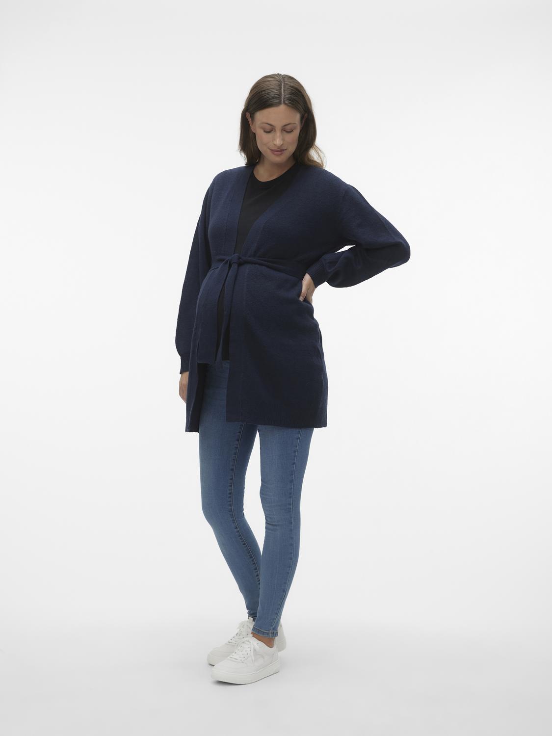 MAMA.LICIOUS Knitted maternity-cardigan -Navy Blazer - 20019173
