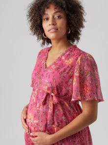 MAMA.LICIOUS Maternity-dress -Pink Yarrow - 20019186