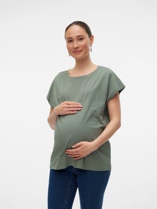 MAMA.LICIOUS 2-pack Zwangerschaps-t-shirt -Laurel Wreath - 20019198