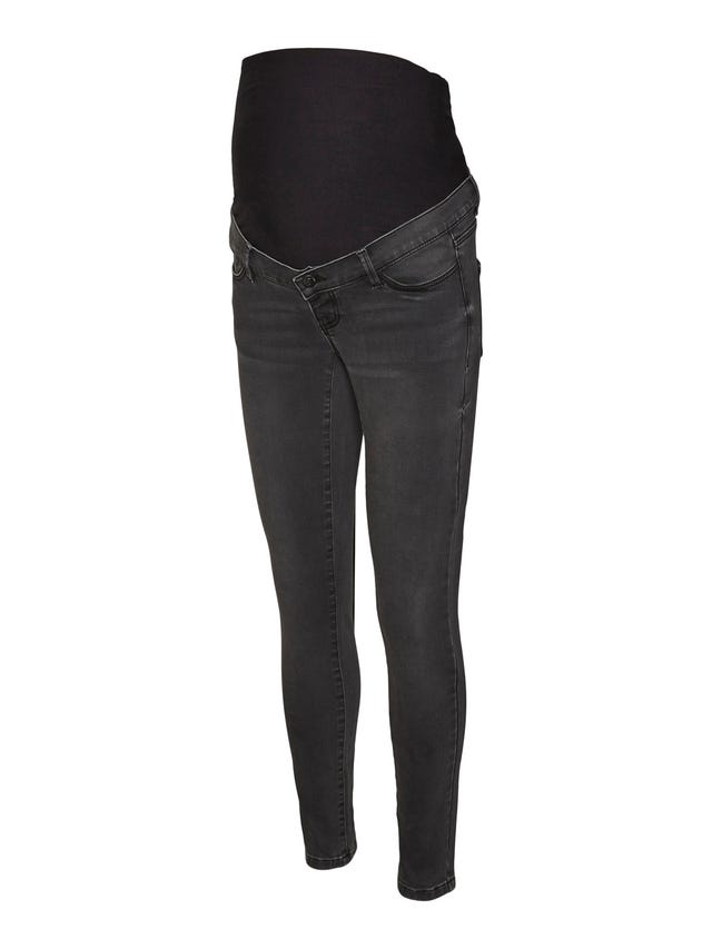 MAMA.LICIOUS Jeans Slim Fit Taille basse - 20019223