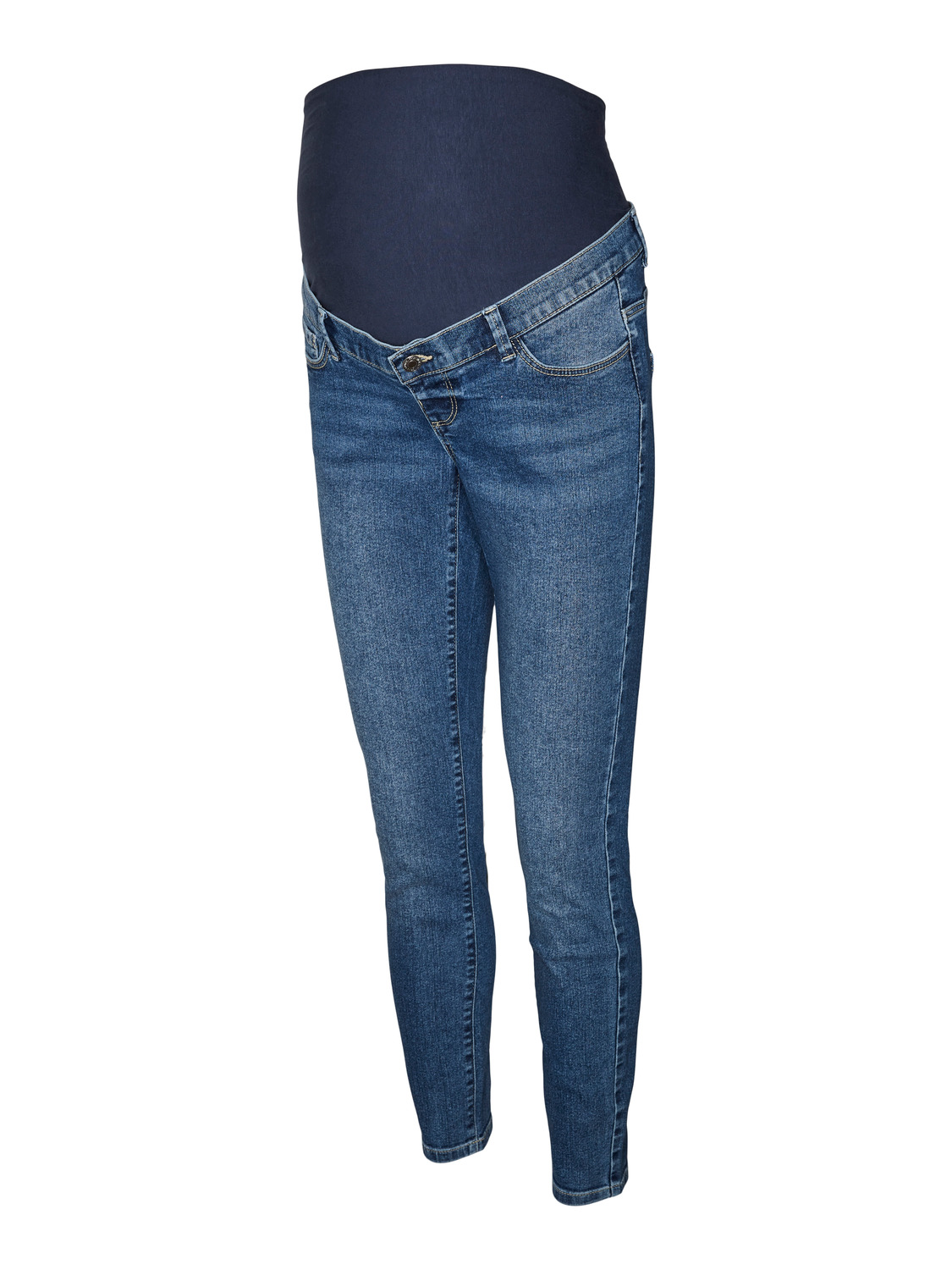 MAMA.LICIOUS Umstands-jeans  -Medium Blue Denim - 20019224
