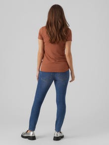 MAMA.LICIOUS Krój skinny Jeans -Medium Blue Denim - 20019224