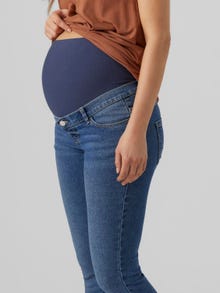 MAMA.LICIOUS Skinny fit Farkut -Medium Blue Denim - 20019224
