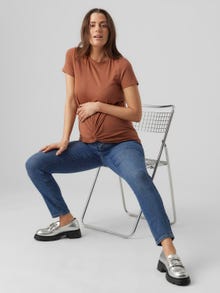 MAMA.LICIOUS Skinny fit Farkut -Medium Blue Denim - 20019224
