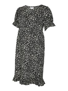 MAMA.LICIOUS Robe courte Regular Fit Col rond -Black - 20019287