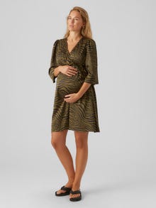 MAMA.LICIOUS Umstands-Kleid -Winter Moss - 20019299