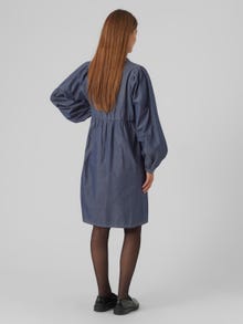 MAMA.LICIOUS vente-kjole -Dark Blue Denim - 20019301