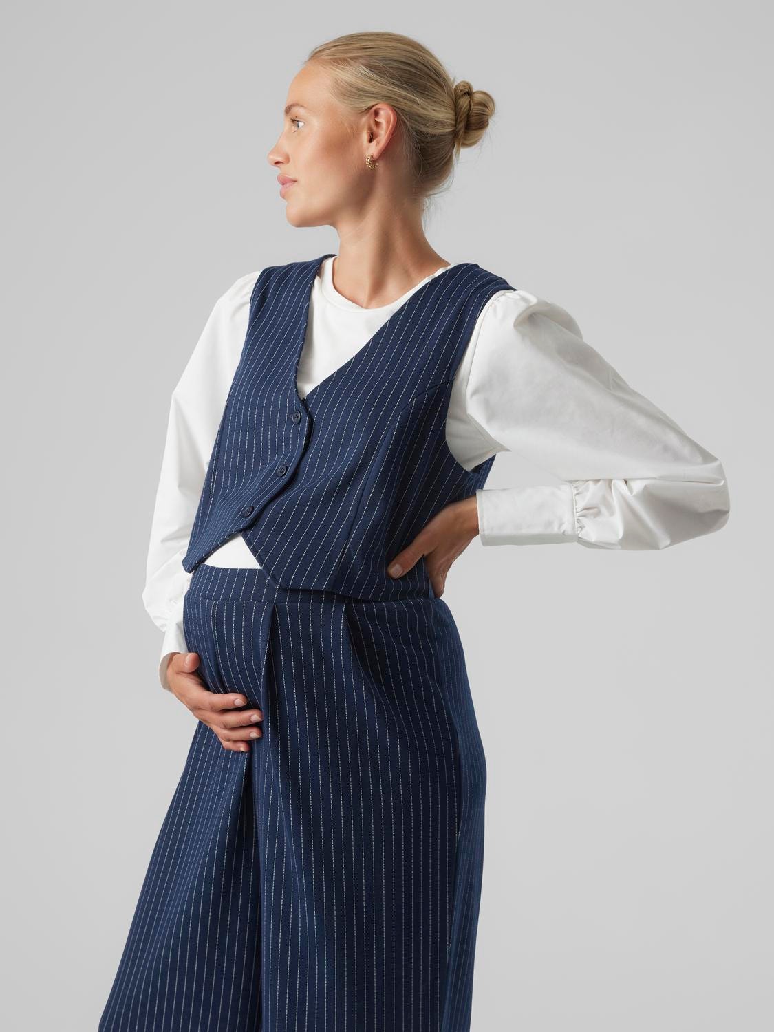 MAMA.LICIOUS Maternity-waistcoat -Navy Blazer - 20019319