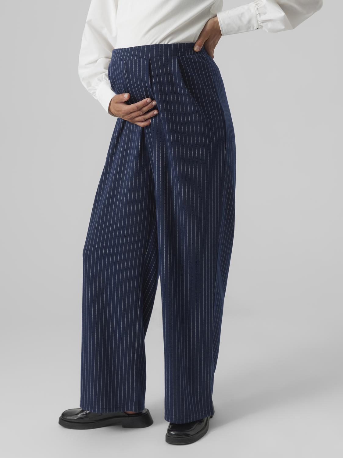 MAMA.LICIOUS Maternity-trousers -Navy Blazer - 20019320