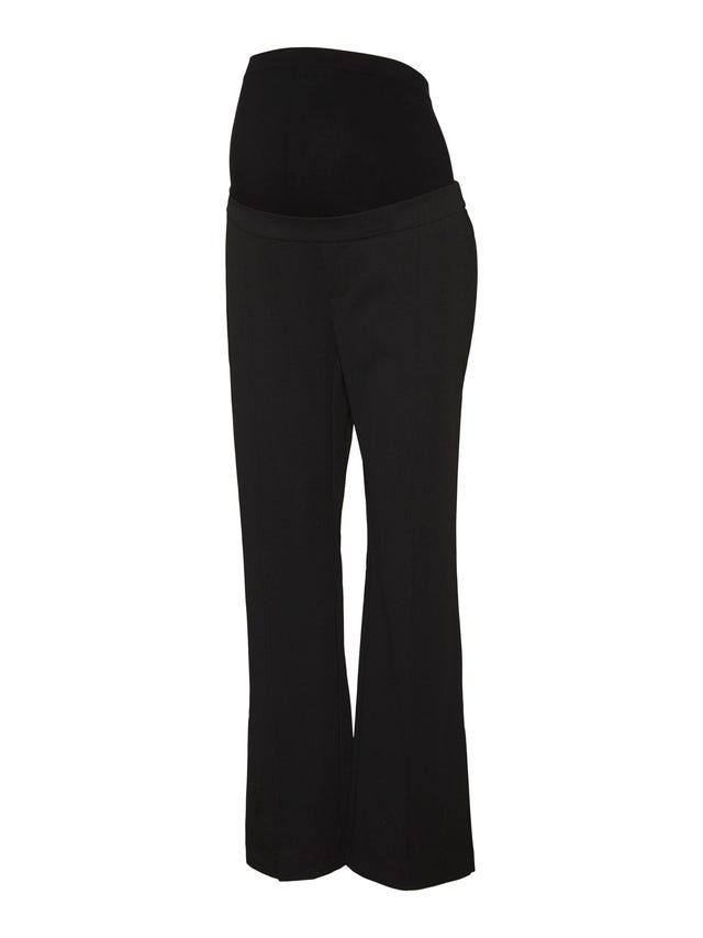MAMA.LICIOUS Regular Fit Side slits Trousers - 20019366