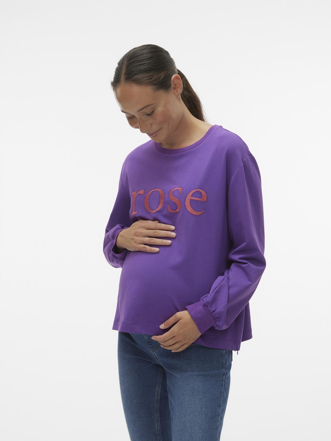MAMA.LICIOUS Maternity-top  -Amaranth Purple - 20019378