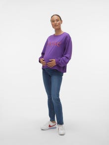 MAMA.LICIOUS Maternity-top  -Amaranth Purple - 20019378