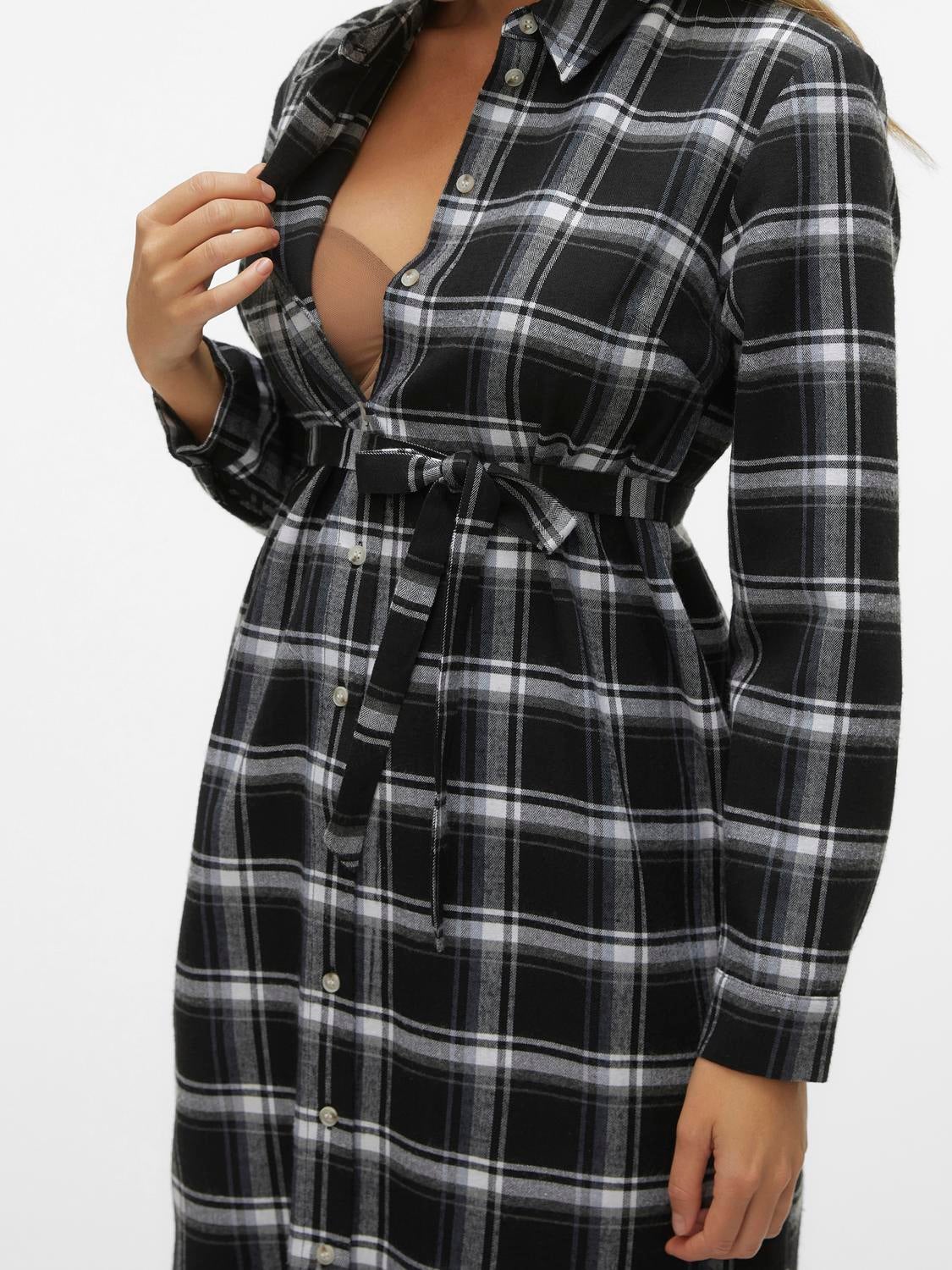 Flannel shop maternity dress