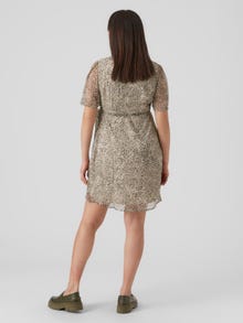 MAMA.LICIOUS VMMSMILLA Maternity Dress -Oatmeal - 20019406