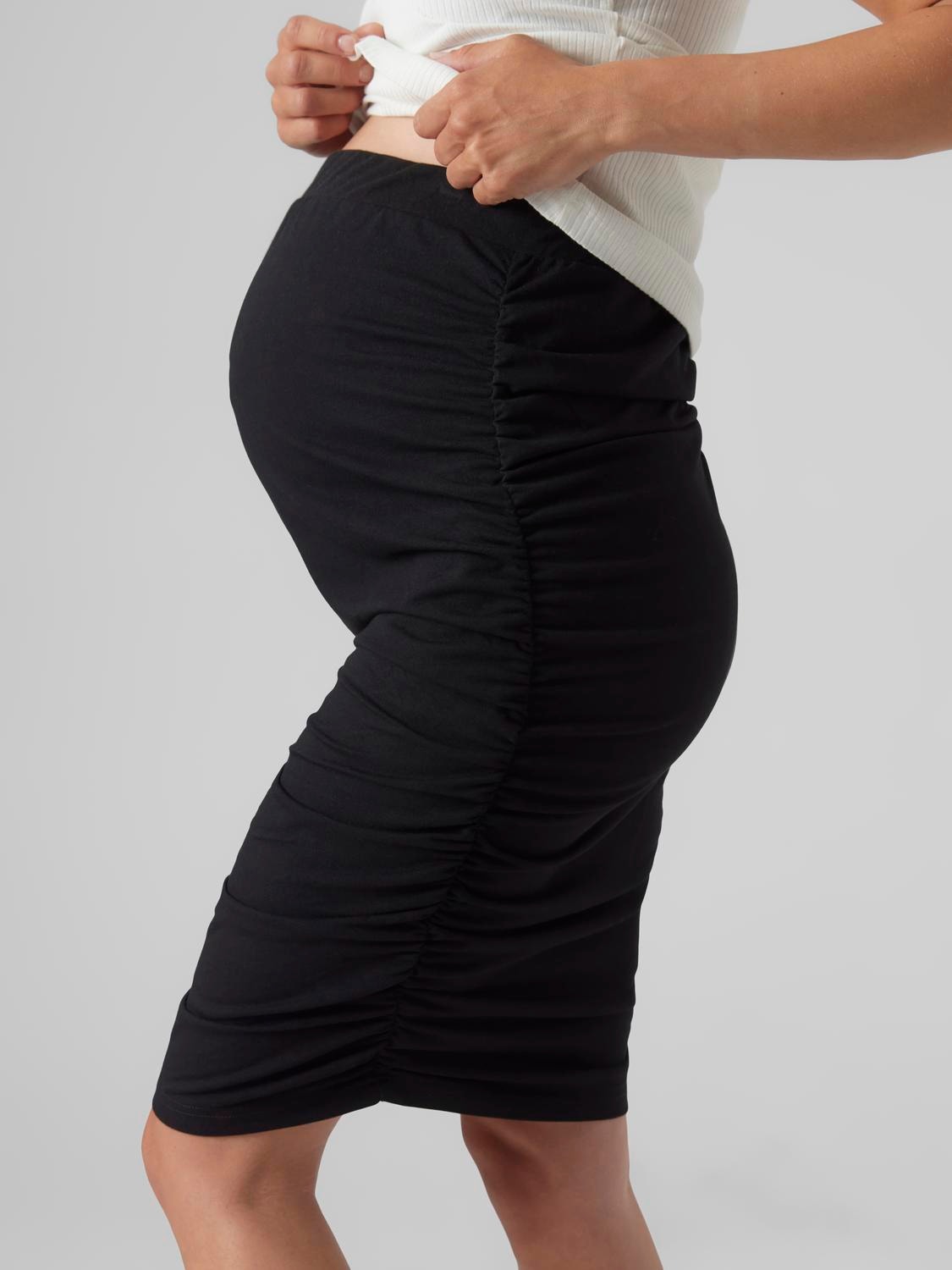 MAMA.LICIOUS Maternity-skirt -Black - 20019433