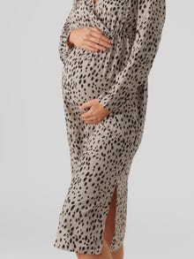 MAMA.LICIOUS MLRUBY Maternity Dress -Ghost Gray - 20019436