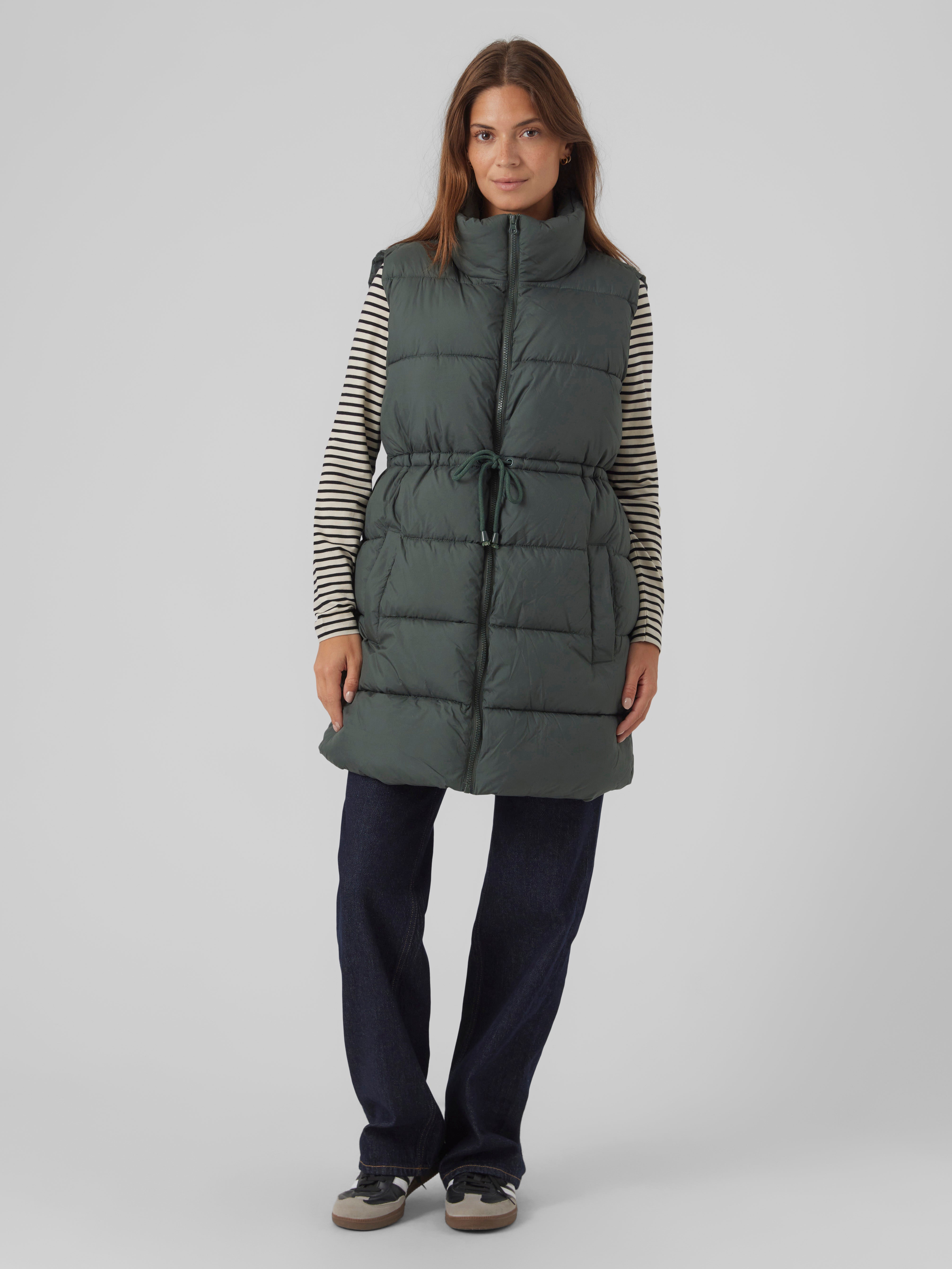 MAMA Hooded Puffer Vest