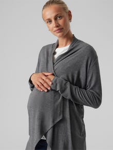 MAMA.LICIOUS Knitted maternity-cardigan -Black - 20019490
