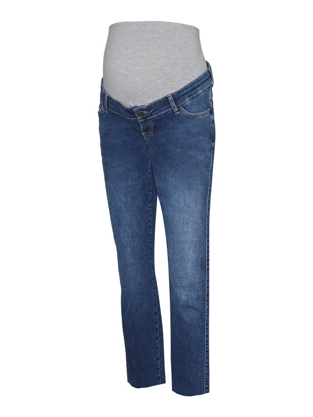 MAMA.LICIOUS Regular Fit Middels høy midje Jeans - 20019518