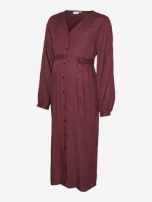 MAMA.LICIOUS MLSOPHIA Maternity Dress -Tawny Port - 20019522