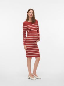 MAMA.LICIOUS MLNEWSIV Vestido de Maternidad -Marsala - 20019588
