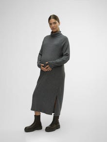 MAMA.LICIOUS Zwangerschaps-jurk -Medium Grey Melange - 20019606