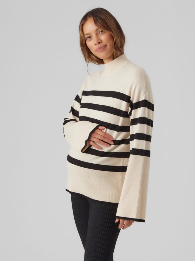 MAMA.LICIOUS Knitted maternity-pullover - 20019620