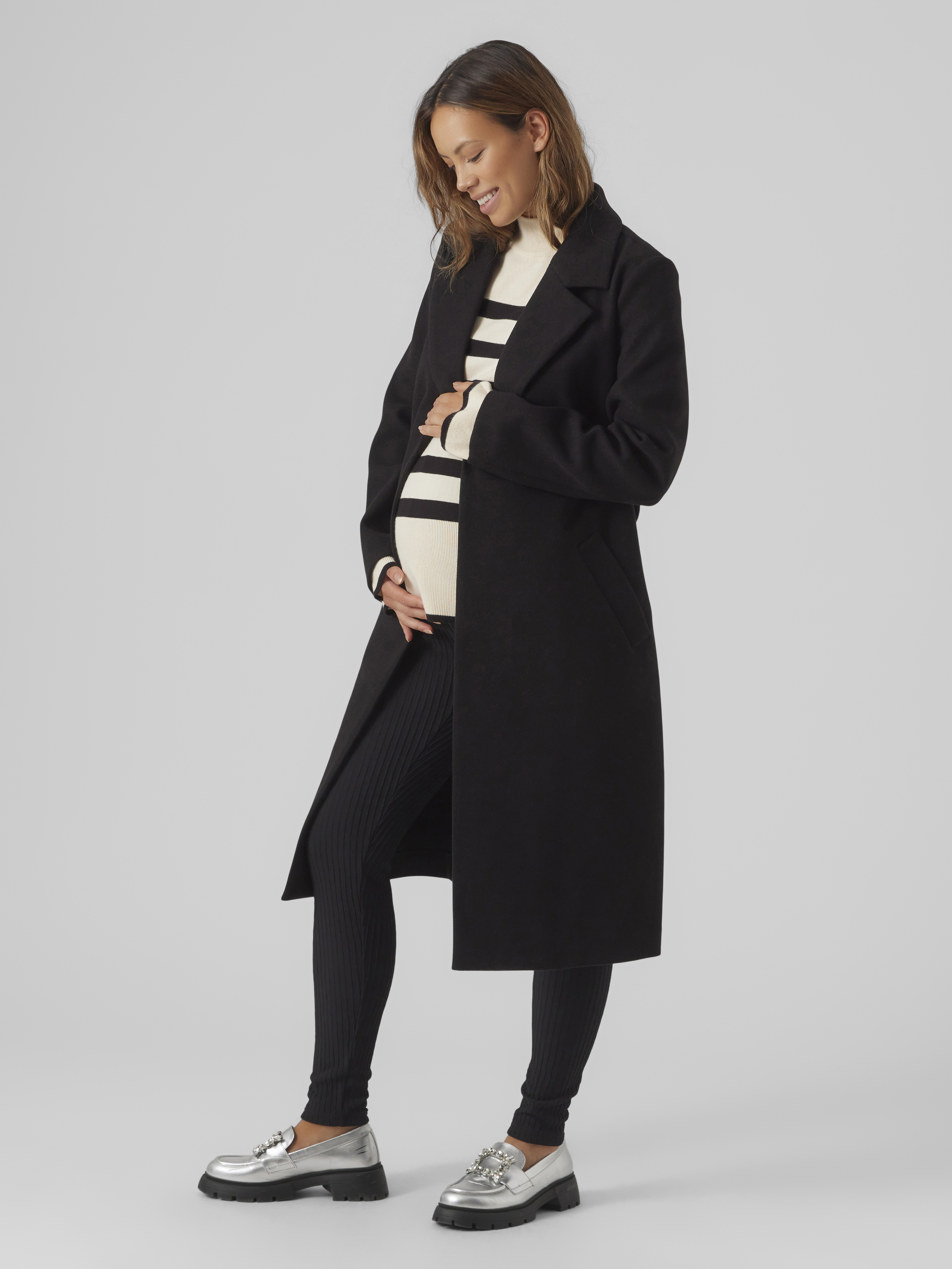 MAMA.LICIOUS Maternity-coat -Black - 20019621
