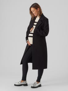 MAMA.LICIOUS VMMFORTUNEAYA Graviditetsfrakke -Black - 20019621