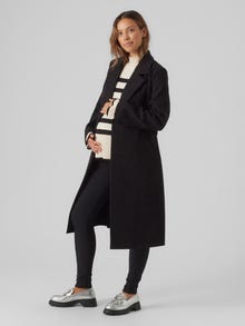 MAMA.LICIOUS Abrigos Cuello invertido -Black - 20019621