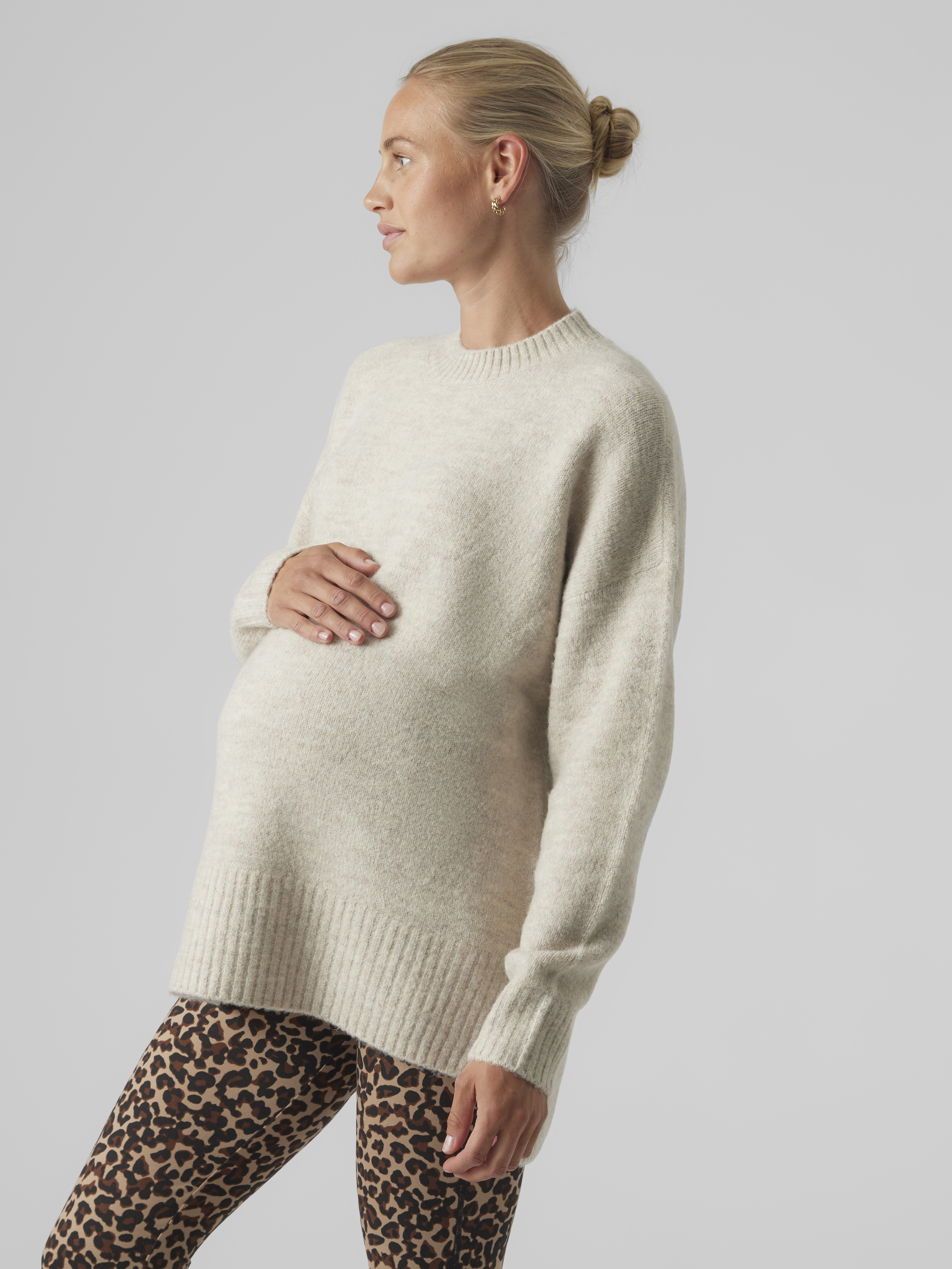 MAMA.LICIOUS Knitted maternity-pullover - 20019626