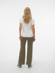 MAMA.LICIOUS Leggings Wide Leg Fit Taille haute -Winter Moss - 20019689