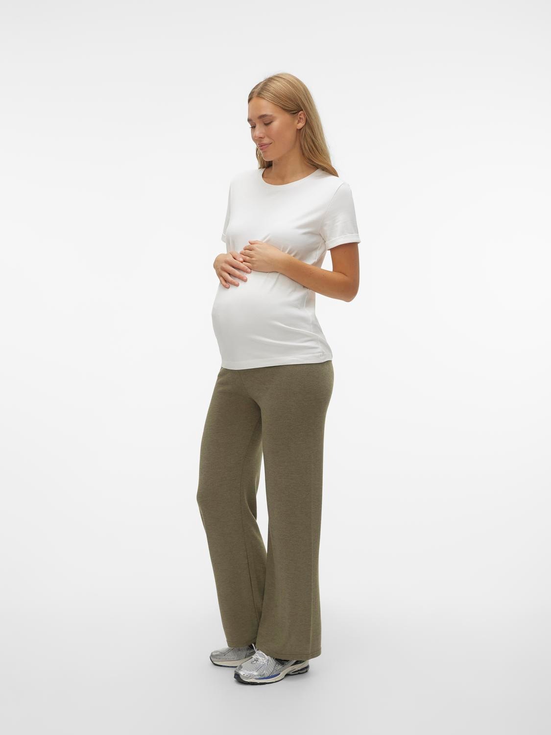 MAMA.LICIOUS Maternity-trousers -Winter Moss - 20019689