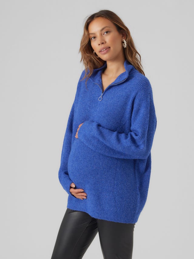 MAMA.LICIOUS Knitted maternity-pullover - 20019699