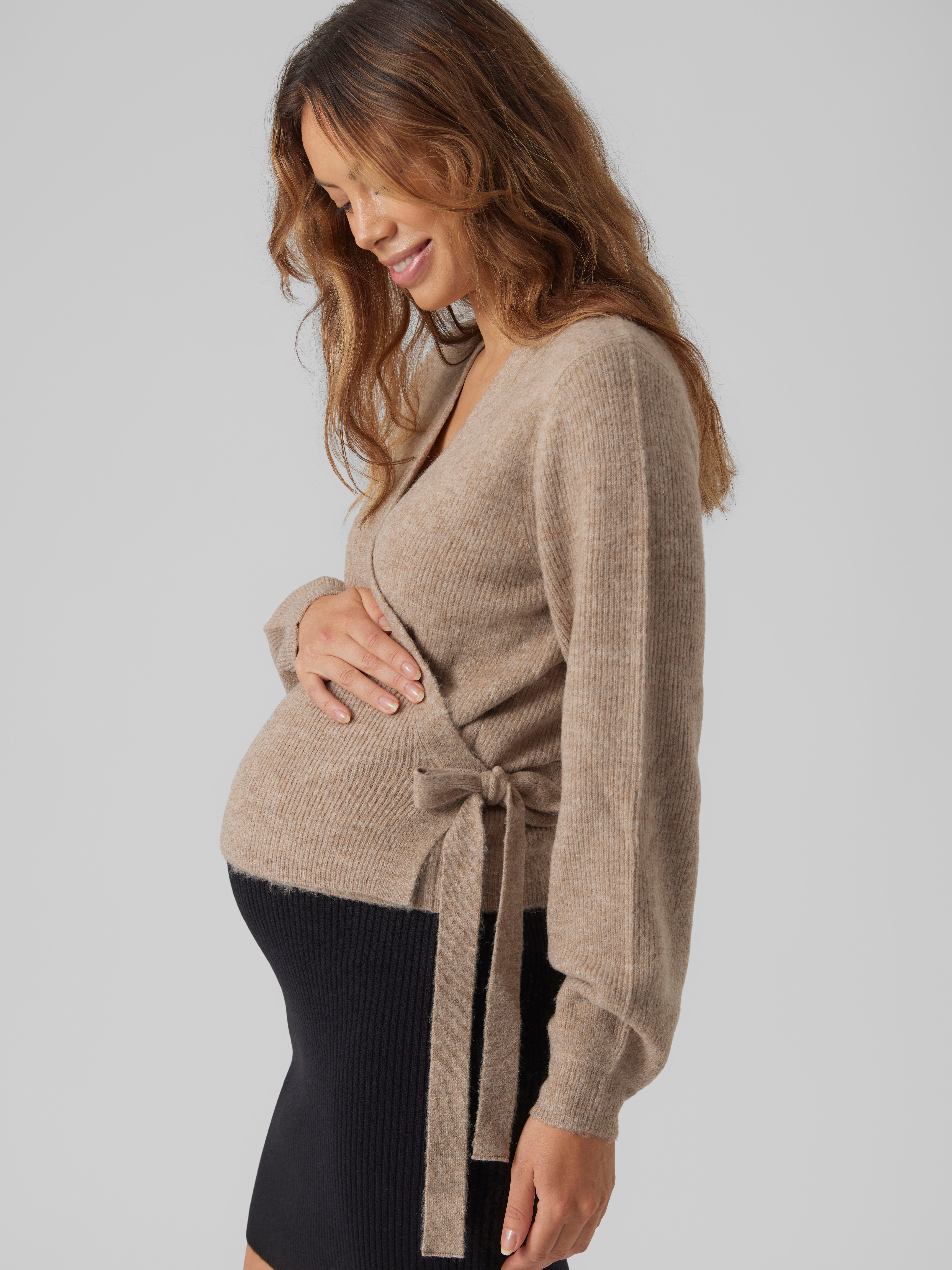 Maternity wrap sale sweater