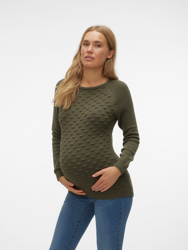 MAMA.LICIOUS Knitted maternity-pullover - 20019728