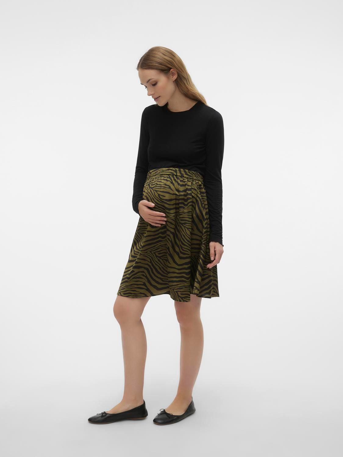 MAMA.LICIOUS Maternity-skirt -Winter Moss - 20019732