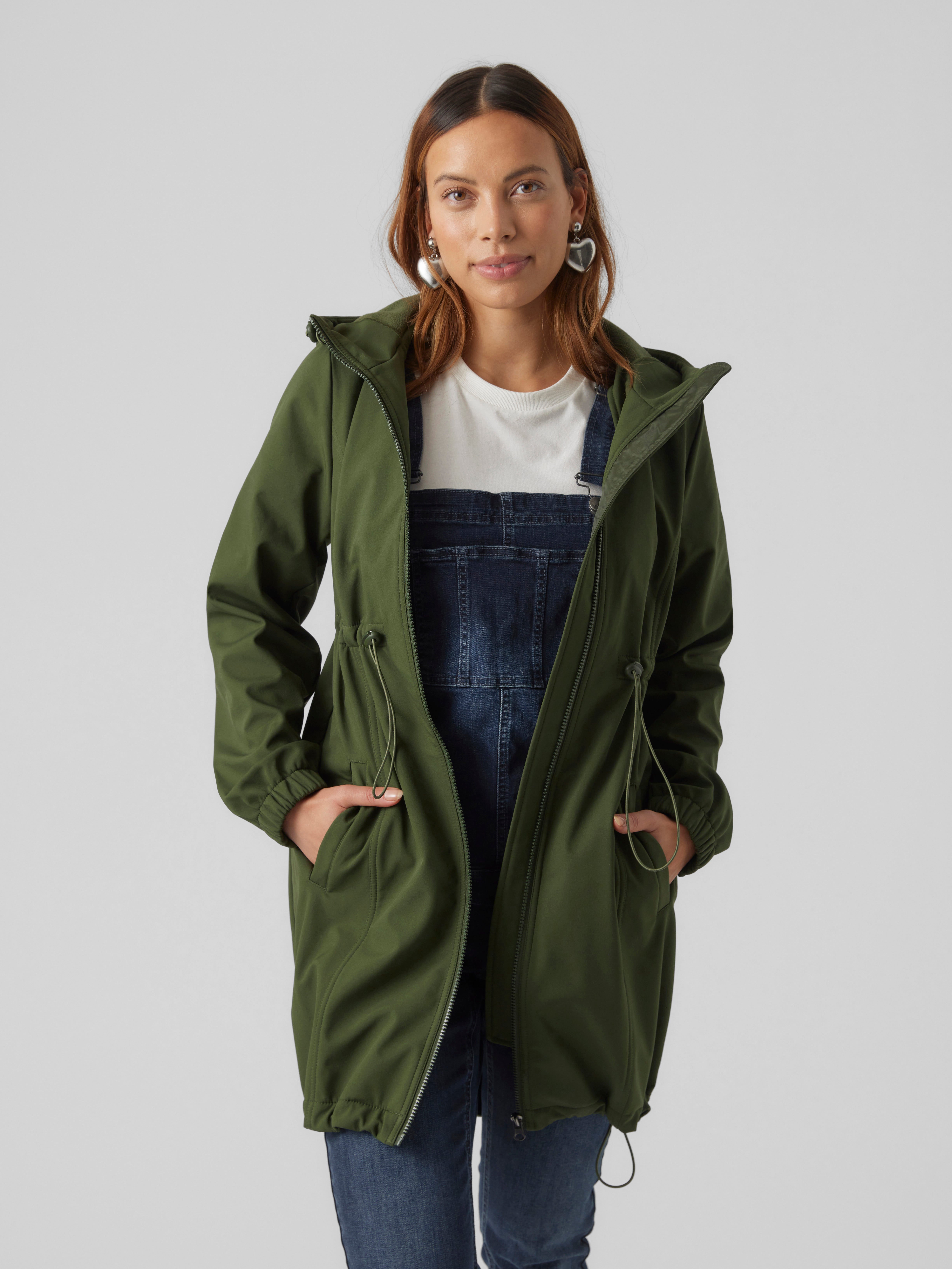 Green hotsell lightweight parka