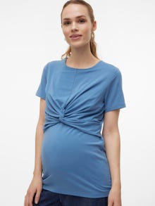 MAMA.LICIOUS Maternity-top  -Coronet Blue - 20019815