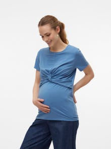 MAMA.LICIOUS Maternity-top  -Coronet Blue - 20019815