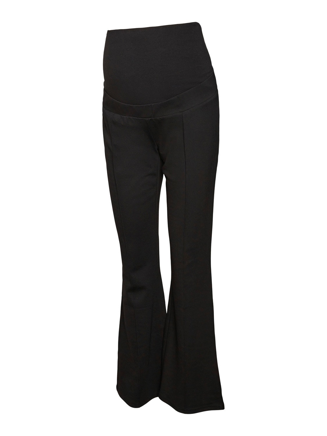MAMA.LICIOUS Pantalons Regular Fit Taille haute -Black - 20019818